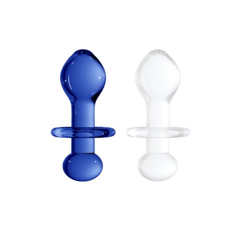 Plug Anal en Verre Borosilicate Rocker