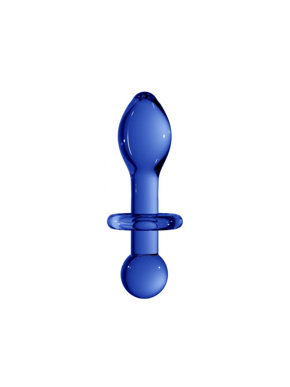 Plug Anal en Verre Borosilicate Rocker