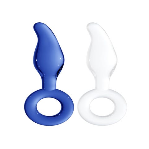 Dildo en Verre Borosilicate Gripper
