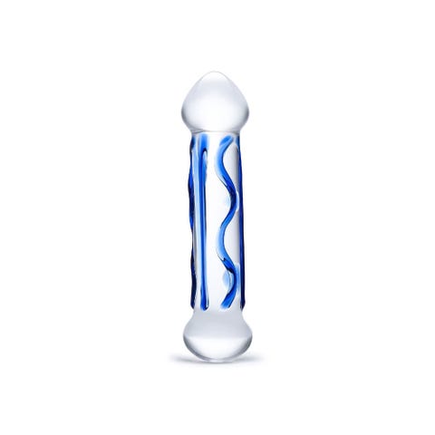 Dildo en Verre Full Tip Textured