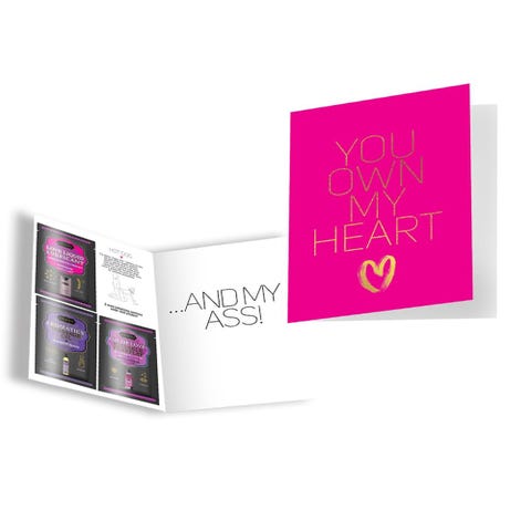 Kama Sutra Naughty Notes Greeting Card You Own my Heart