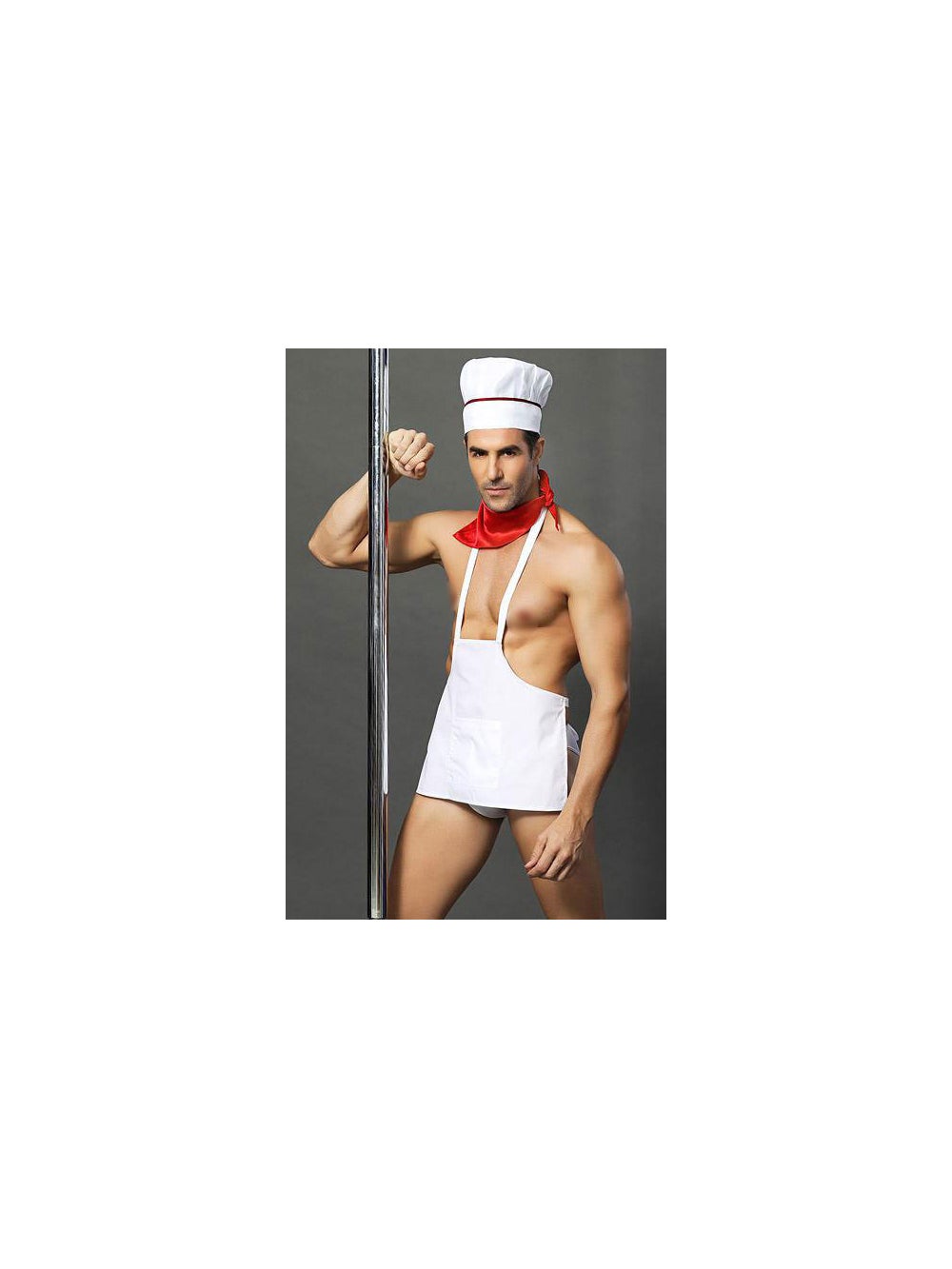 Costume Cuisinier Sexy 4 Pièces 2