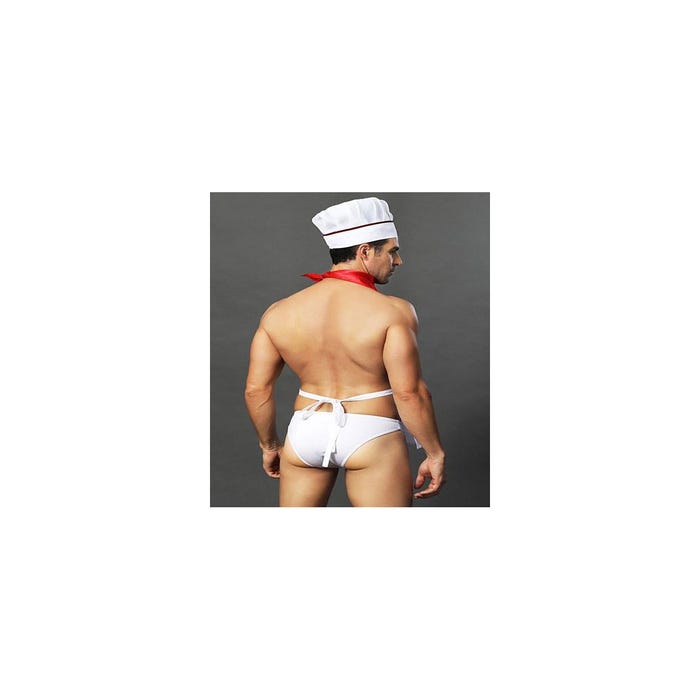 Paris Hollywood Costume Cuisinier Sexy 4 Pièces