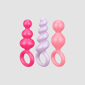 Kit 3 Plugs Anal Satisfyer Booty Call Colored