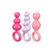 Kit 3 Plugs Anal Satisfyer Booty Call Colored