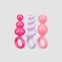 Kit 3 Plugs Anal Satisfyer Booty Call Colored