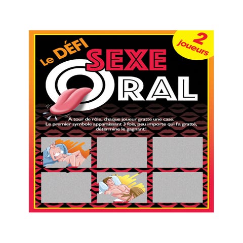 Jeu de Cartes à Gratter Le Défi Sexe Oral
