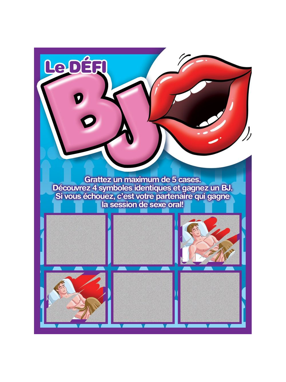 Jeu de Cartes à Gratter Le Défi BJ