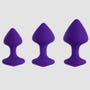 Kit de 3 Plugs Anal Bibi