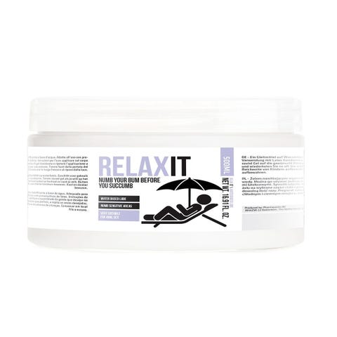 Lubrifiant Eau Désensibilisant RELAX IT 500 ml