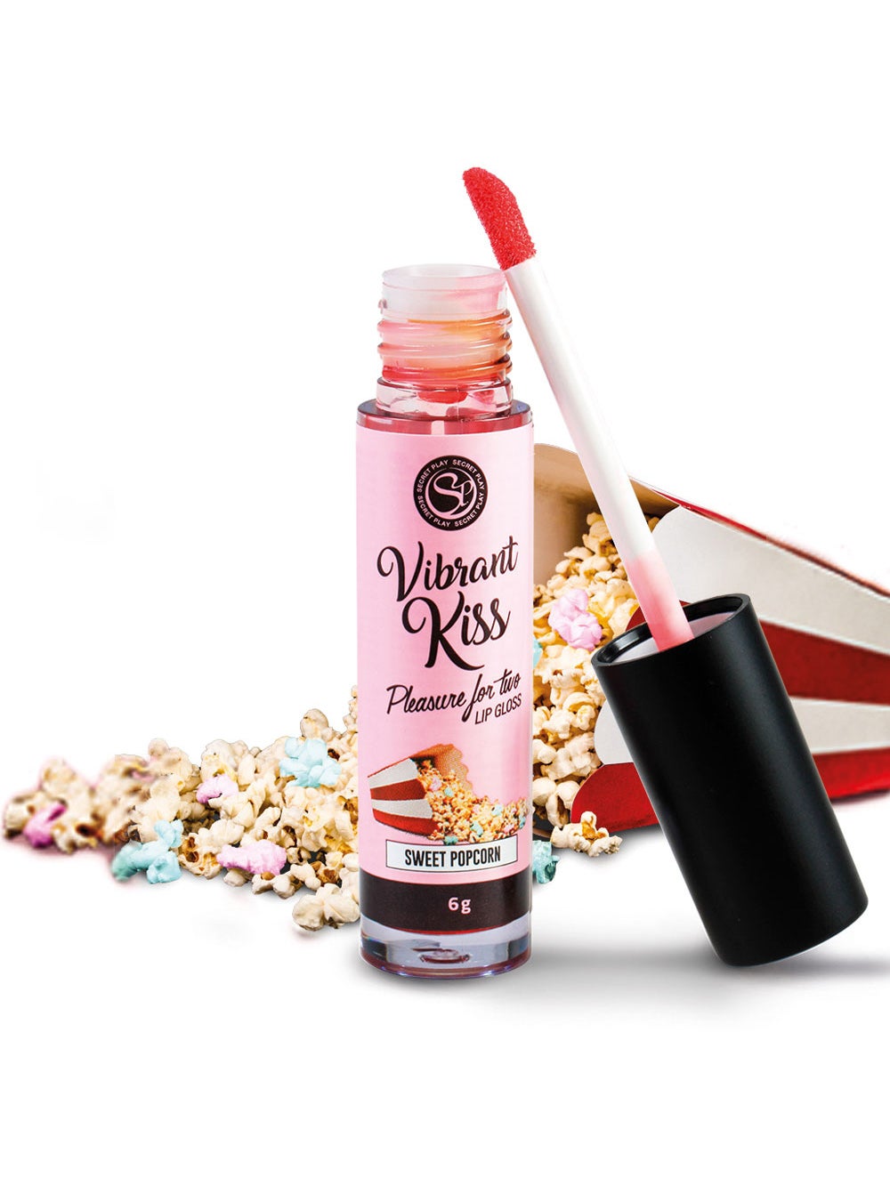 Gloss Vibrant Kiss Pleasure for Two Pop-Corn