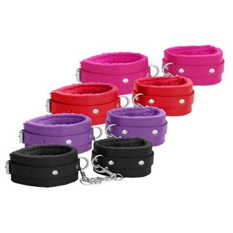 Menottes Plush Leather Cuffs 
