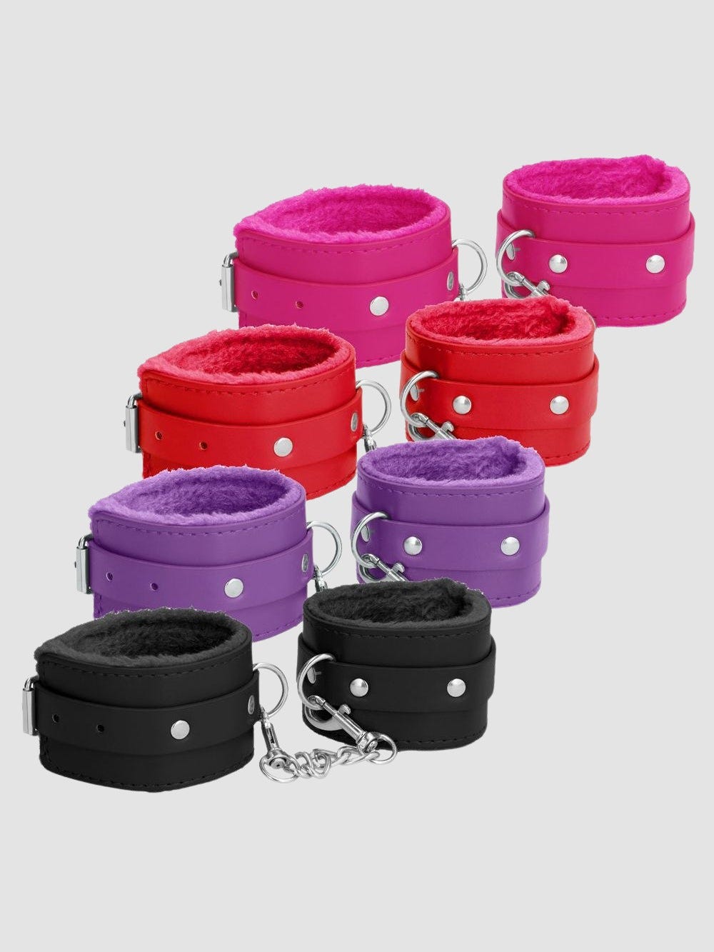Menottes Chevilles Plush Leather Cuffs 