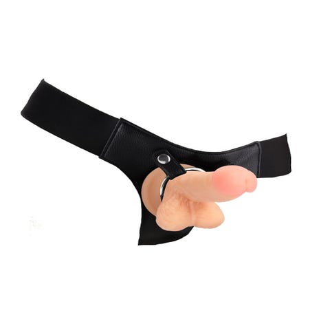 Gode Ceinture Réaliste Cuir Strap-On