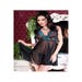 Nuisette Babydoll CR4214 Bleue