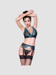 Ensemble Spanish Lace 3 Pièces CR4217 Bleu