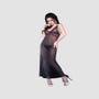Nuisette Longue Spanish Lace CR4215 Rose