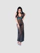 Nuisette Longue Spanish Lace CR4215 Bleu
