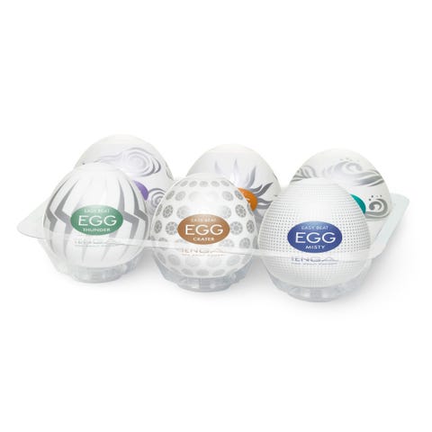 Masturbateurs Egg Hard Boiled Pack de 6