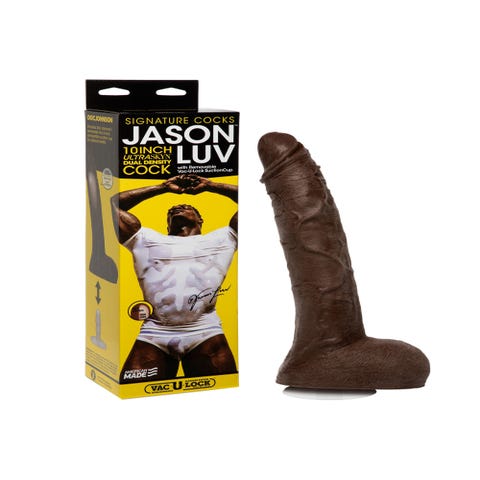 Dildo avec Testicules Vac-U-Lock Jason Luv 25,4 cm Signature Cocks