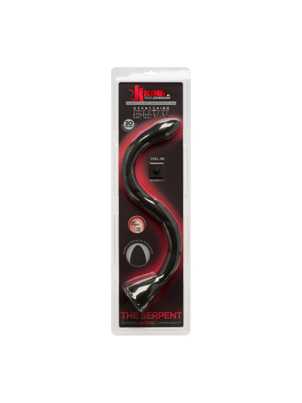 Plug Anal Vac-U-Lock The Serpent Dual Density