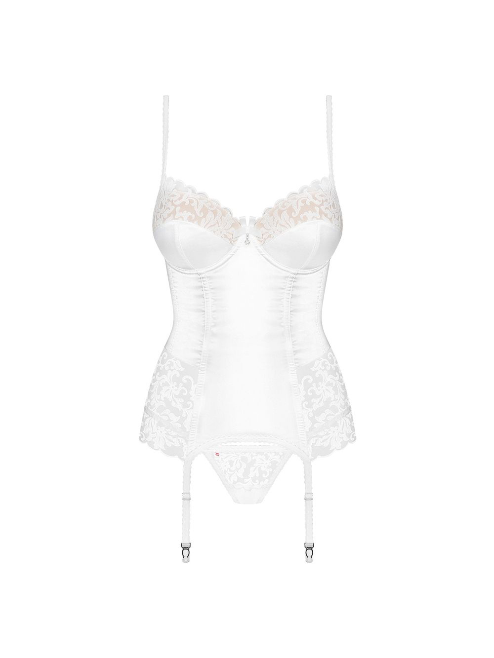 Guêpière 871-COR-2 Blanche