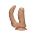 Double Dildo avec Testicules Double Dippin' D FirmSkyn The D