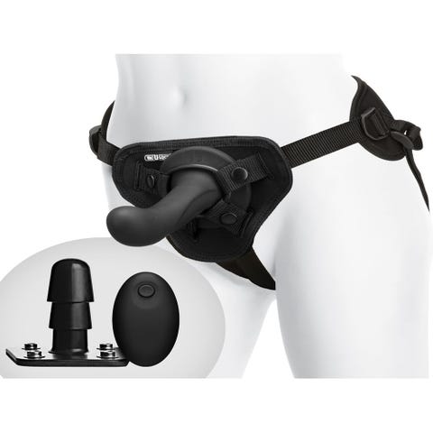 Kit Gode Ceinture Pleasure G-Spot & Plug Vac-U-Lock Vibrant Télécommandé