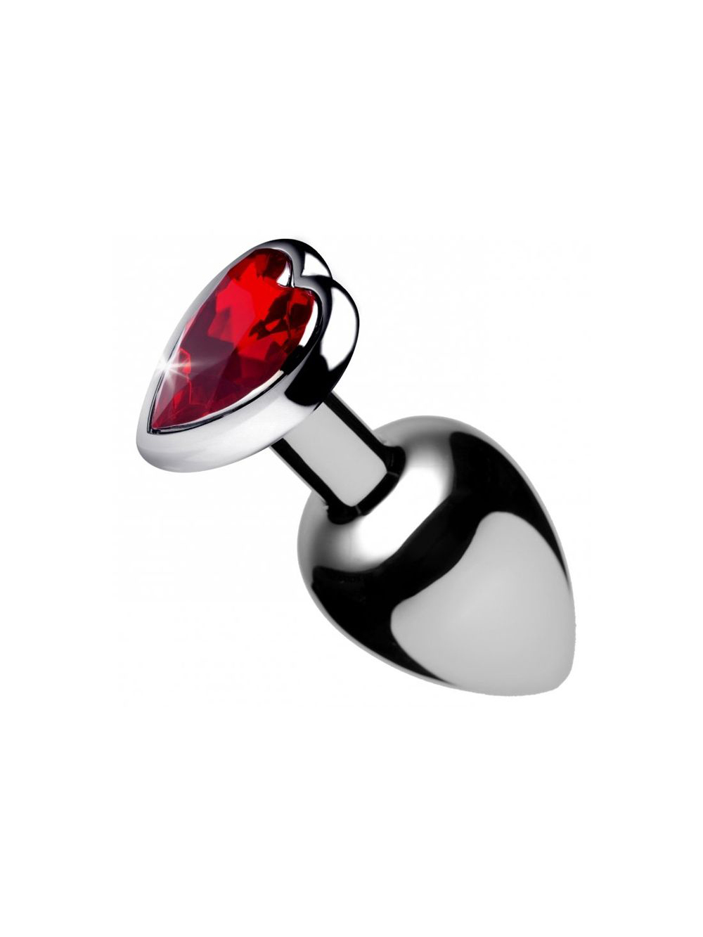 Plug Anal Métal Bijou Red Heart Small