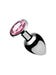 Plug Anal Métal Bijou Pink Gem Large