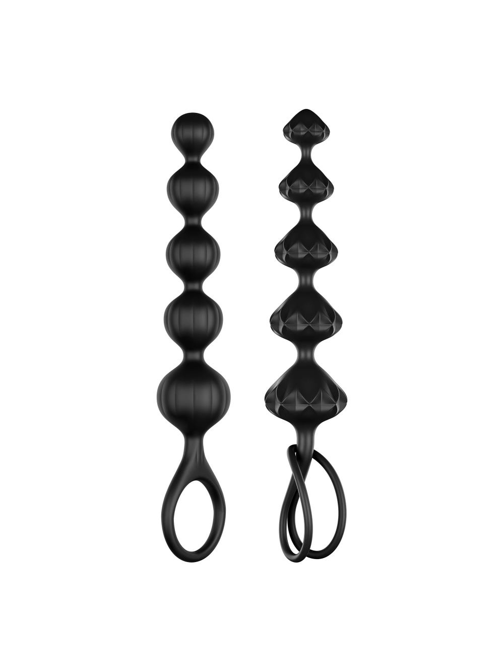 Kit 2 Chapelets Anal Satisfyer Love Beads Black main product photo