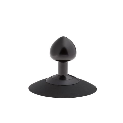 Plug Anal Ventouse en Aluminium Alu-Plug Noir Small