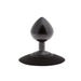 Plug Anal Ventouse en Aluminium Alu-Plug Noir Medium
