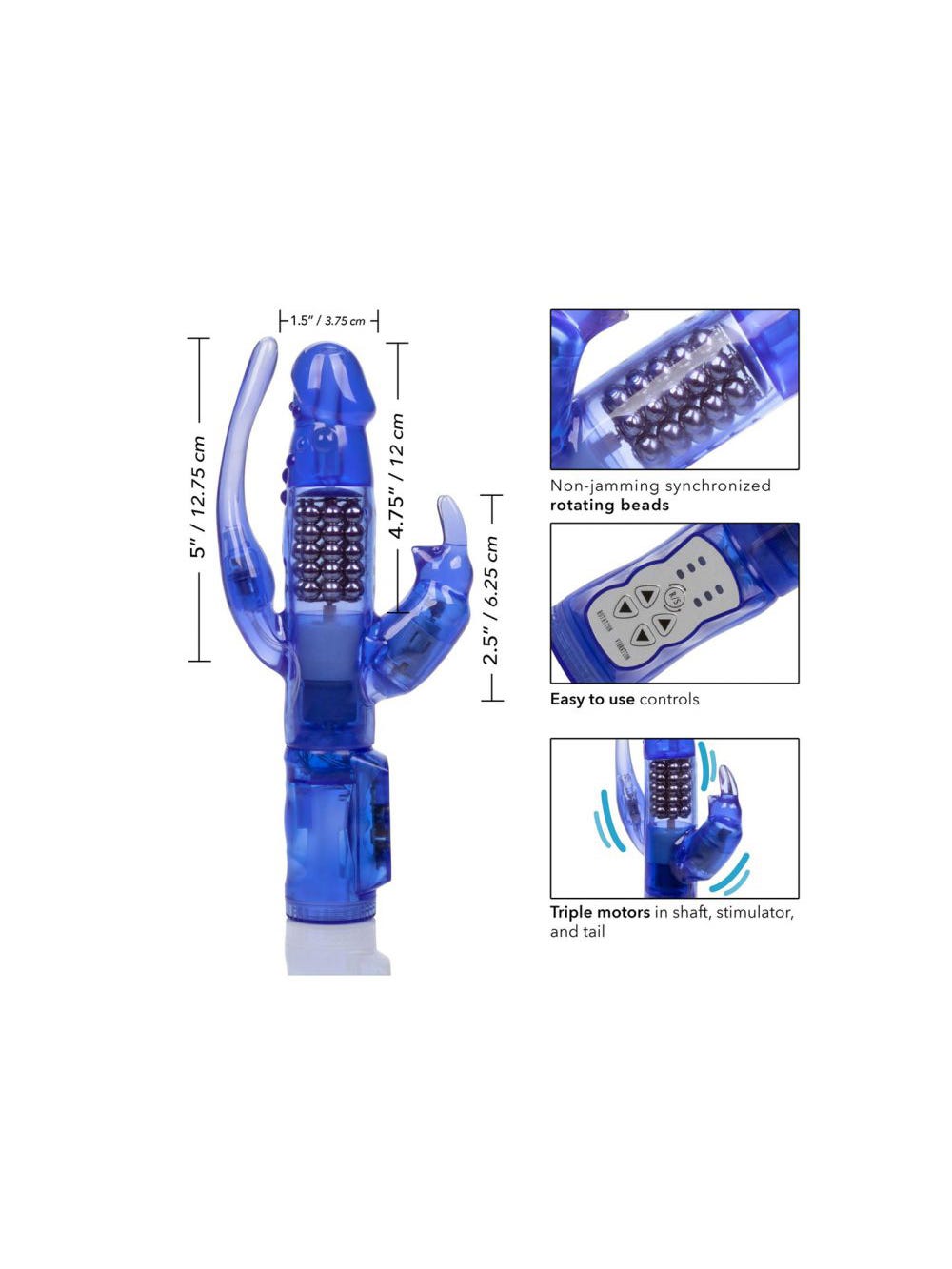 Stimulateur Rabbit Delight Triple Orgasm