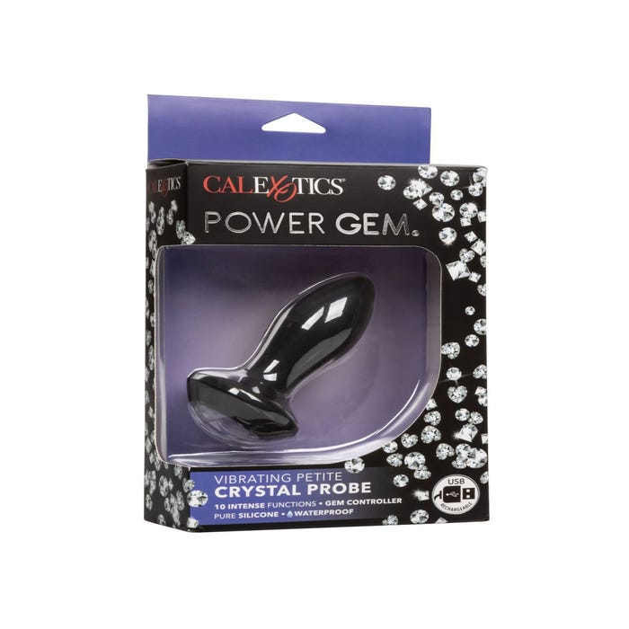 Plug Anal Vibrant Power Gem Petite Crystal Probe