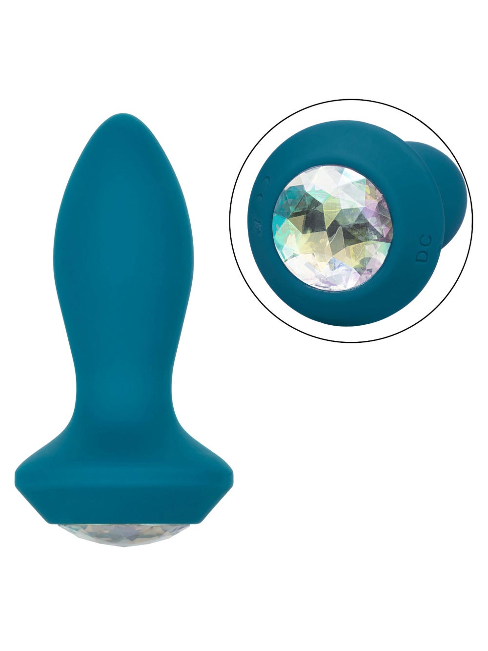 Plug Anal Vibrant Power Gem Petite Crystal Probe