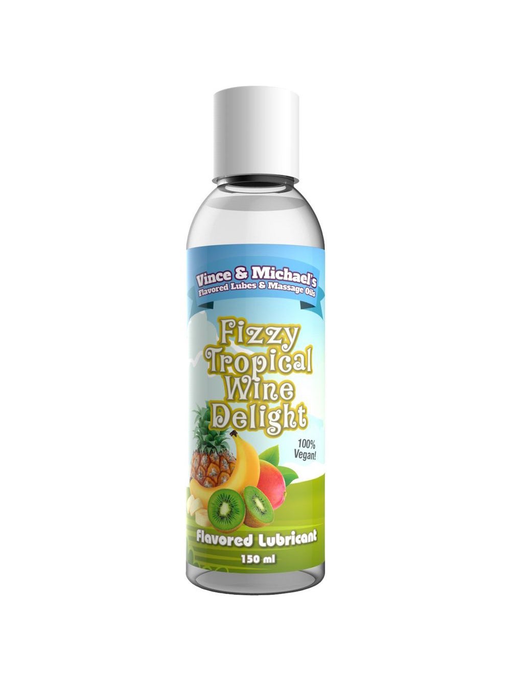Lubrifiant Eau Gourmand Fruits Exotiques & Vin Pétillant 150 ml