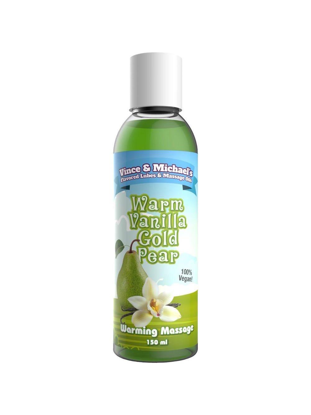 Huile de Massage Chauffante Gourmande Vanille & Poire 150 ml  main product photo