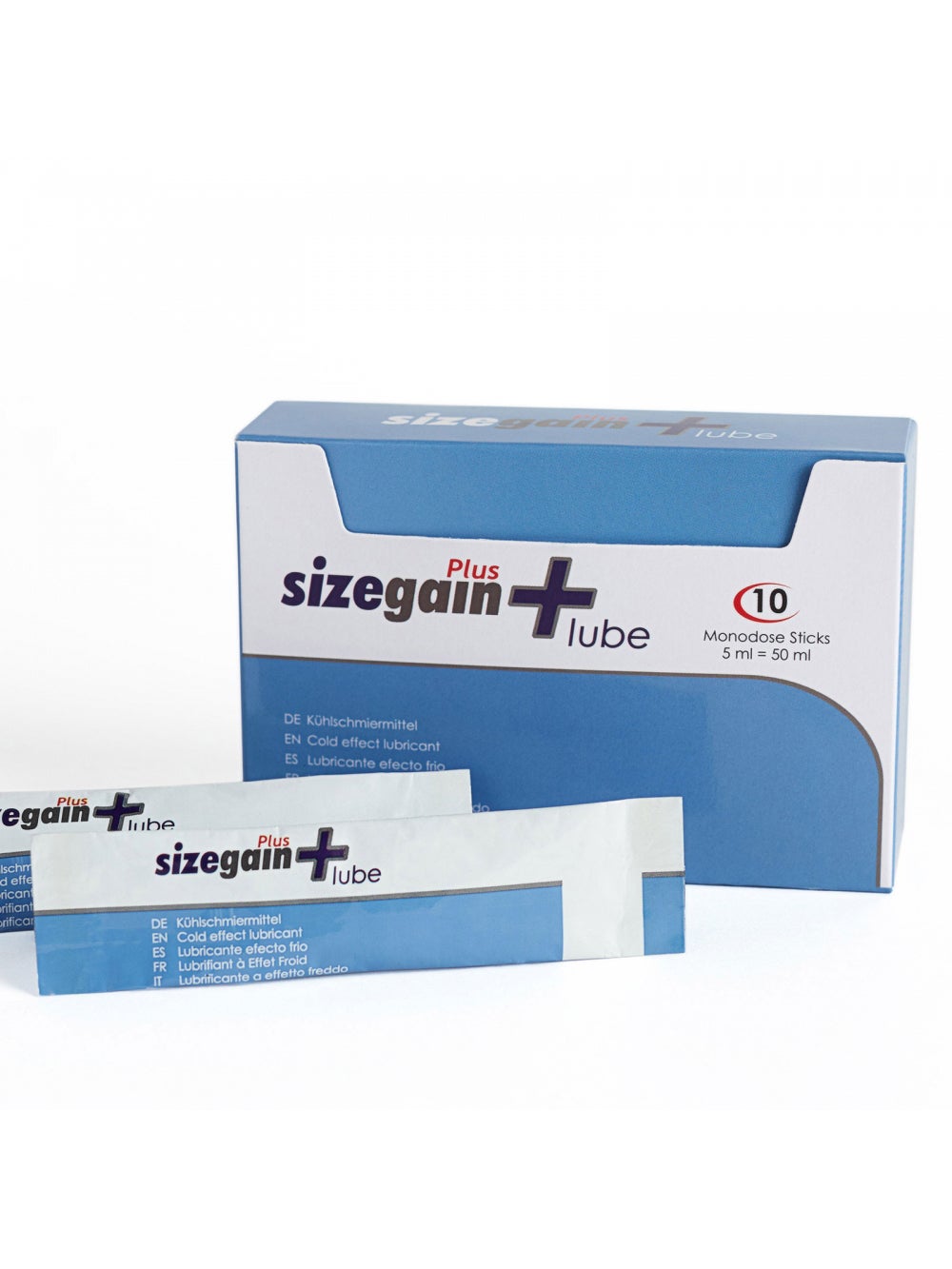 Lubrifiant Effet Froid SizeGain+ 5 ml Boîte de 10