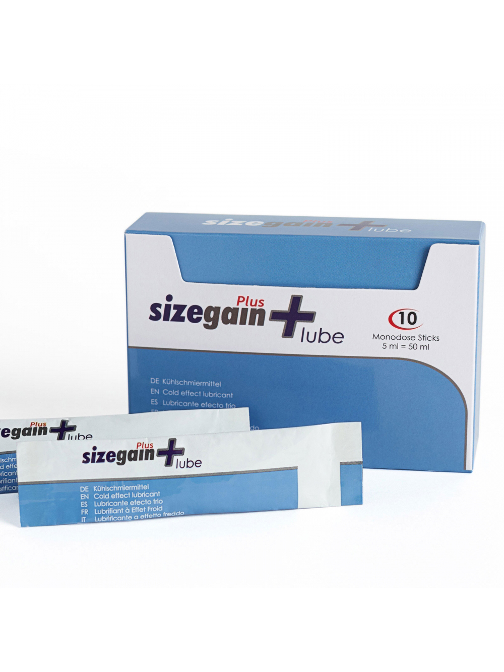 Lubrifiant Effet Froid SizeGain+ 5 ml Boîte de 10