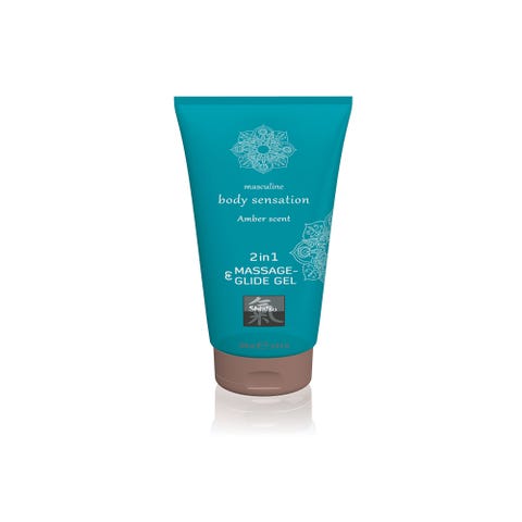 Lubrifiant & Gel de Massage 2 en 1 Body Sensation Ambre 200 ml