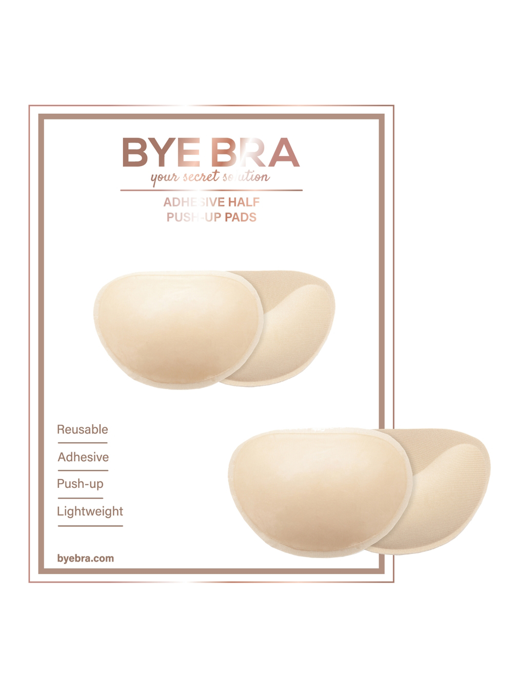 Coussinets Push-Up Adhésifs Beige main product photo