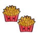 Caches-Tétons Kawaii Frites