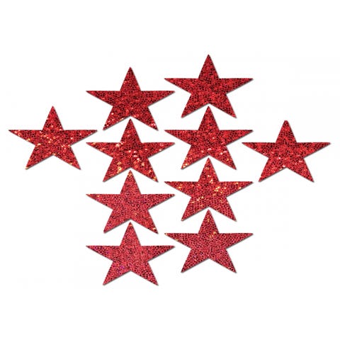 Autocollants Réfléchissants Body Minis Étoile Rouge