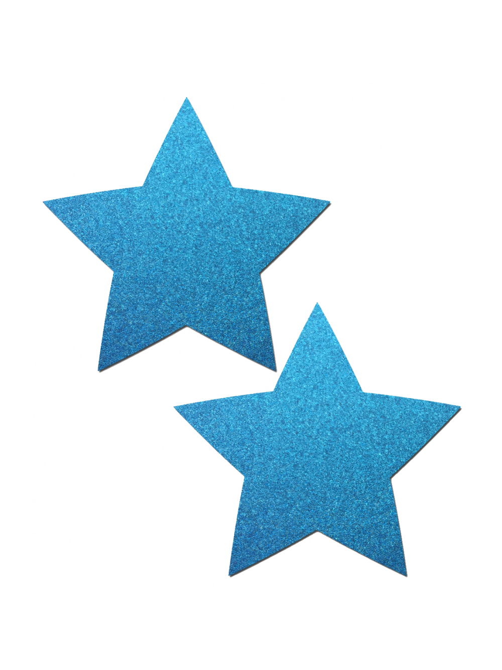 Caches-Tétons Réfléchissant Étoile Bleue