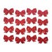 Autocollants Body Minis Glitter Noeud Rouge