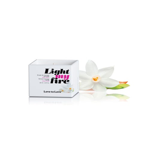 Bougie de Massage Light My Fire Musc Blanc
