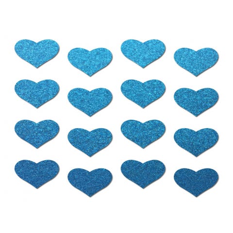 Autocollants Réfléchissants Body Minis Coeur Bleu