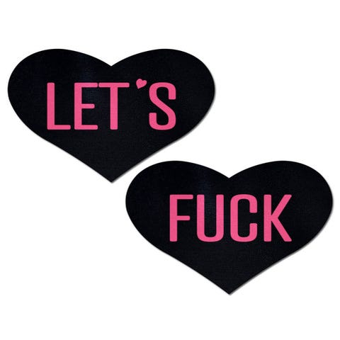 Caches-Seins Cœur Let's Fuck