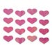 Autocollants Body Minis Coeur Holographique Rose Bonbon